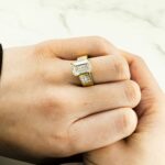 5.19 Carat Emerald Diamond Ring | 18K Yellow Gold | Refined Grandeur - Image 6