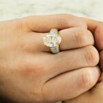 6.16 Carat Oval Diamond Ring | Brilliant White | 18K Yellow Gold | Signature Sophistication - Image 5