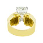 6.43 Carat Radiant Diamond Ring | Brilliant White | 18K Yellow Gold | Heirloom-Worthy Glow - Image 5