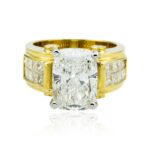 6.43 Carat Radiant Diamond Ring | Brilliant White | 18K Yellow Gold | Heirloom-Worthy Glow