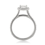 2.17 Carat Cushion Diamond Ring | Brilliant White | 14K White Gold | Effortless Elegance - Image 4