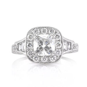 2 Carat Cushion Diamond Ring | Brilliant White | 14K White Gold | Everyday Royalty