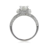 2 Carat Asscher Diamond Ring | Brilliant White | 14K White Gold | Everyday Royalty - Image 4