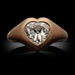 1.65 Carat Heart Shape Statement | Brilliant White | 14K Rose Gold | Graceful Brilliance - Image 2