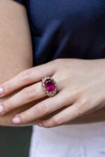 11.79 Carat Oval Statement | - Other Color | 14K Rose Gold - Image 3