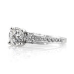 2 Carat Round Brilliant Diamond Ring | Brilliant White | 14K White Gold | Everyday Royalty - Image 2