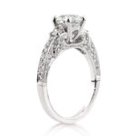2 Carat Round Brilliant Diamond Ring | Brilliant White | 14K White Gold | Everyday Royalty - Image 3