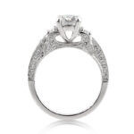 2 Carat Round Brilliant Diamond Ring | Brilliant White | 14K White Gold | Everyday Royalty - Image 4