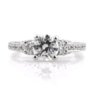 2 Carat Round Brilliant Diamond Ring | Brilliant White | 14K White Gold | Everyday Royalty