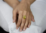 10.06 Carat Pear Diamond Ring | Fancy Yellow | 14K Yellow Gold | Colour-Collector’s Treasure