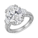 6 Carat Oval Diamond Ring | Brilliant White | SI | 18K Gold | Heirloom-Worthy Glow - Image 2