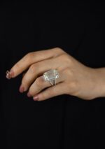 20.21 Carat Emerald Halo Diamond Ring | 18K Gold | Unparalleled Brilliance - Image 3