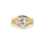 2.01 Carat Round Brilliant Statement | Brilliant White | 14K White Gold | Modern Nobility - Image 2