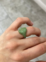 2.01 Carat Emerald Diamond Ring | SI | 14K White Gold | Effortless Elegance - Image 7