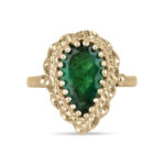 2.02 Carat Pear Statement | 14K White Gold | Everyday Royalty | Heirloom