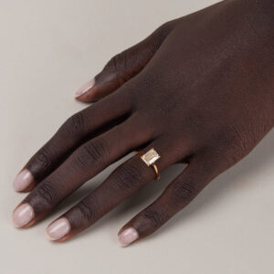 2.02 Carat Emerald-cut Statement | 14K White Gold | A Classic Statement