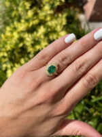 2.02 Carat Emerald Statement | 18K White Gold | A Classic Statement - Image 3