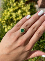 2.02 Carat Emerald Statement | 18K White Gold | A Classic Statement - Image 5
