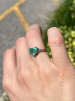 2.03 Carat Heart Shape Statement | 14K White Gold | Modern Nobility - Image 4