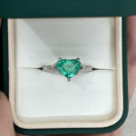 2.03 Carat Heart Shape Statement | 14K White Gold | Modern Nobility