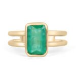 2.05 Carat Emerald Statement | 14K White Gold | A Classic Statement - Image 2