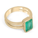 2.05 Carat Emerald Statement | 14K White Gold | A Classic Statement - Image 3