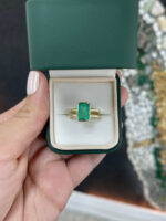 2.05 Carat Emerald Statement | 14K White Gold | A Classic Statement - Image 5