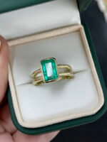 2.05 Carat Emerald Statement | 14K White Gold | A Classic Statement