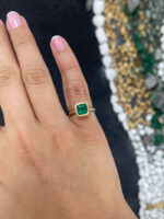 2.05 Carat Asscher Statement | 18K White Gold | Everyday Royalty | Heirloom - Image 5