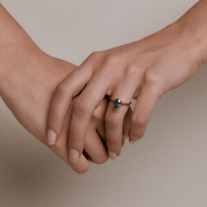 2.06 Carat Pear Statement | Royal Blue Sapphire | 14K White Gold | Effortless Elegance