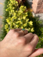 2.06 Carat Emerald Statement | 18K White Gold | Effortless Elegance - Image 3