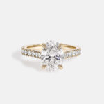 2.09 Carat Oval Statement | Brilliant White | 14K White Gold | Everyday Royalty | Signature - Image 2