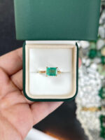 2.1 Carat Emerald Statement | SI | 14K White Gold | Everyday Royalty - Image 3