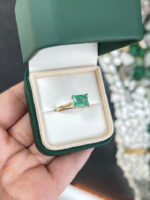 2.1 Carat Emerald Statement | SI | 14K White Gold | Everyday Royalty - Image 4
