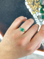 2.1 Carat Emerald Statement | SI | 14K White Gold | Everyday Royalty - Image 5
