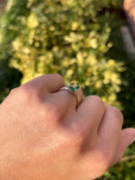 2.1 Carat Emerald Statement | 14K White Gold | A Classic Statement - Image 5