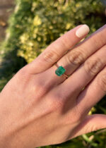 2.1 Carat Emerald Statement | 14K White Gold | A Classic Statement - Image 6