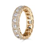 2.11 Carat Emerald Band | 18K Rose Gold | Modern Nobility | Signature - Image 2