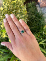 2.15 Carat Asscher Statement | 14K White Gold | Effortless Elegance - Image 4