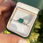 2.15 Carat Asscher Statement | 14K White Gold | Effortless Elegance