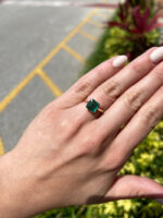 2.15 Carat Emerald Diamond Ring | 18K White Gold | Modern Nobility - Image 6