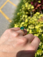 2.15 Carat Emerald Diamond Ring | 18K White Gold | Modern Nobility - Image 7