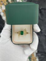 2.18 Carat Emerald Statement | 14K White Gold | Effortless Elegance - Image 2