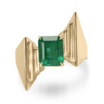 2.18 Carat Emerald Statement | 14K White Gold | Effortless Elegance - Image 6