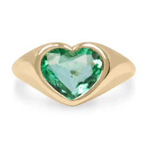 2.19 Carat Heart Shape Statement | 18K White Gold | Everyday Royalty