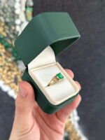 2.2 Carat Emerald Statement | 14K White Gold | Everyday Royalty | Signature - Image 4