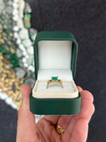 2.2 Carat Emerald Statement | 14K White Gold | Everyday Royalty | Signature - Image 5