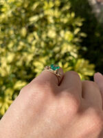 2.2 Carat Emerald Statement | 14K White Gold | Everyday Royalty | Signature - Image 6