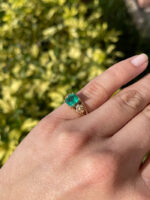 2.2 Carat Emerald Statement | 14K White Gold | Everyday Royalty | Signature - Image 7