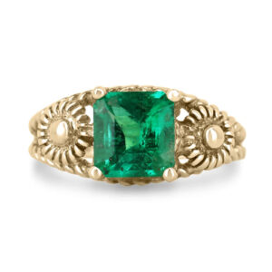 2.2 Carat Emerald Statement | 14K White Gold | Everyday Royalty | Signature